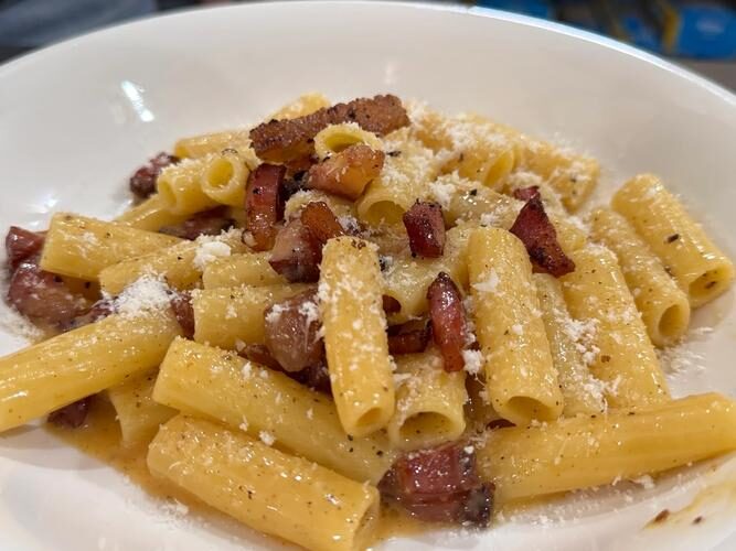 Rigatoni Carbonara
